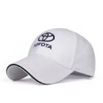 Toyota Hat Embroidered Baseball Cap Limited Edition 1 Toyota Hat Embroidered Baseball Cap Limited Edition White Colour