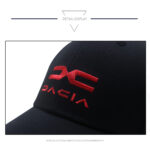 Dacia Hat, Dacia Baseball Cap White Color Limited Edition 4 Dacia Car Baseball Cap Cotton Embroidery Adjustable Premium Black Colour 04