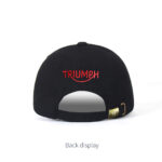 Triumph Bonneville 3D Embroidery Cotton Baseball Cap 2023 Adjustable Black Premium Look 04