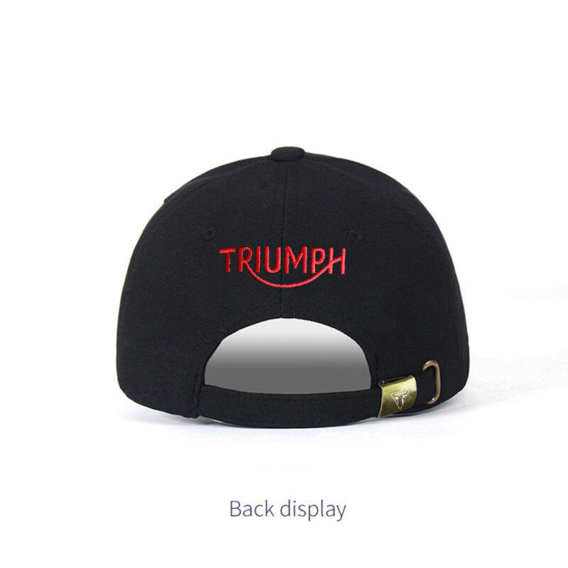 Home 14 Triumph Bonneville 3D Embroidery Cotton Baseball Cap 2023 Adjustable Black Premium Look 04
