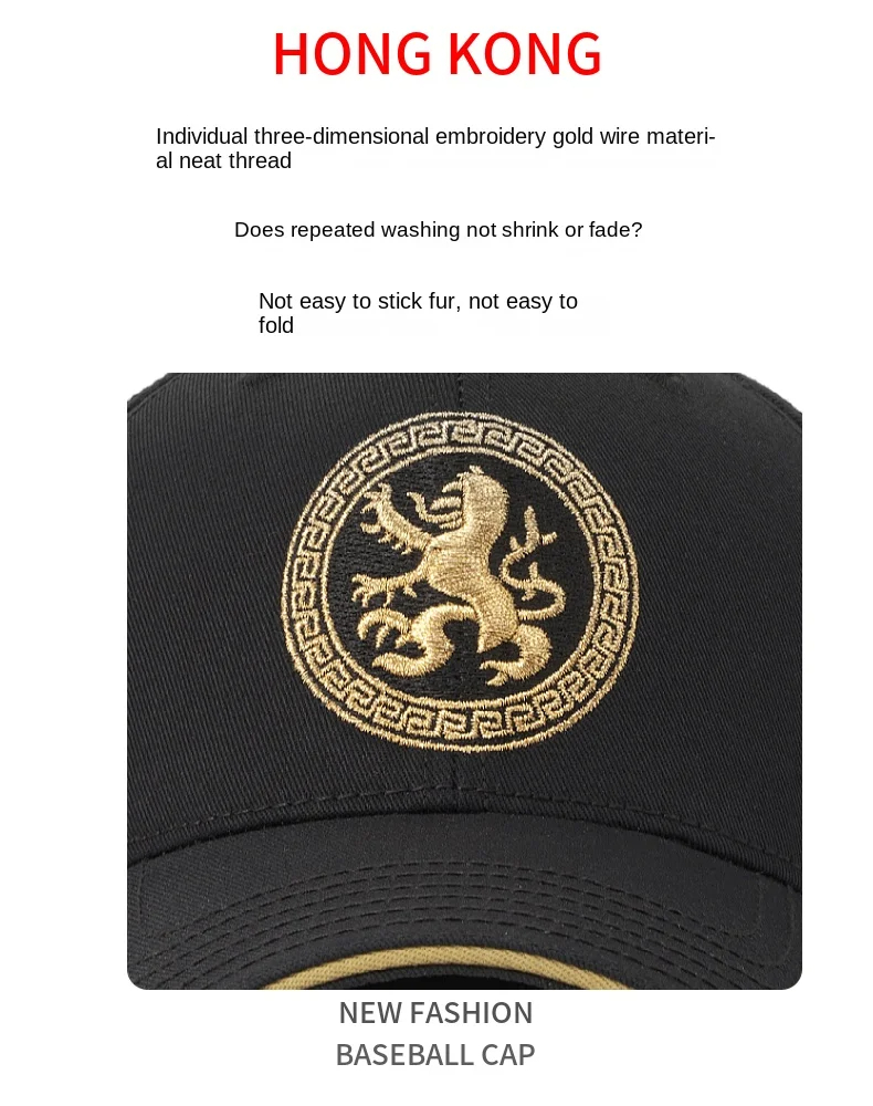 Elite Baseball Cap Outdoor Brim Running Hat for Men Women Fashion Embroidery Cotton