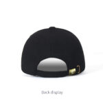 Piaggio Baseball Cap Cotton Embroidery Adjustable Hat - Black Color