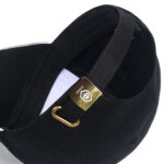 Piaggio Baseball Cap Cotton Embroidery Adjustable Hat - Black Color