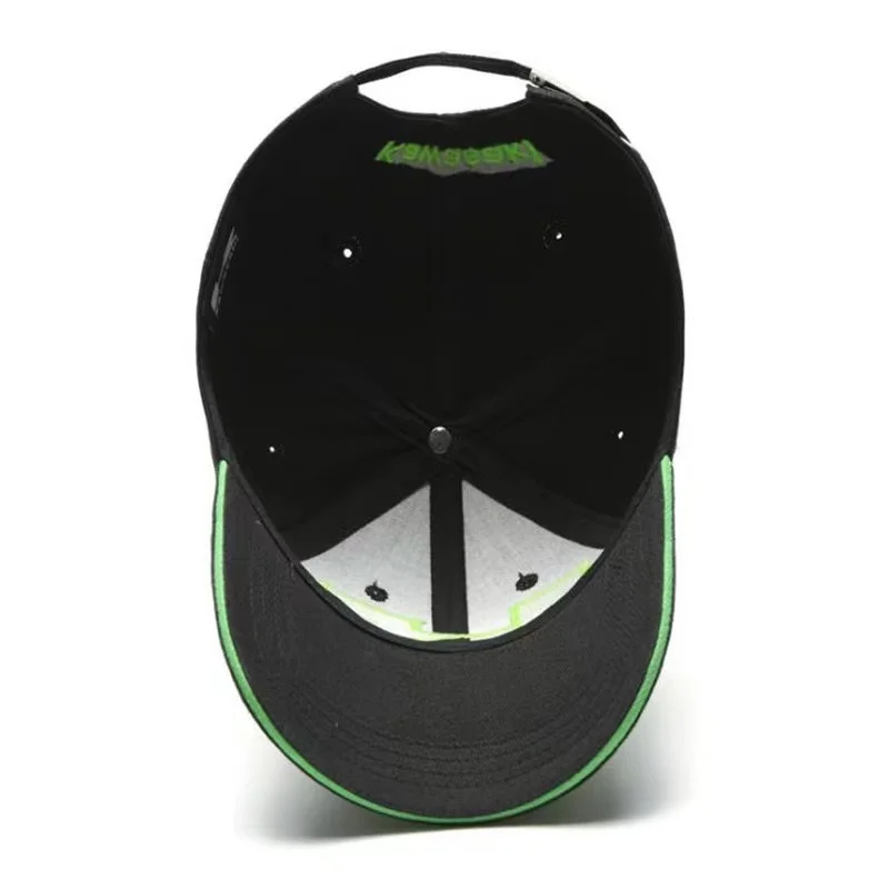 Kawasaki Hat Embroidered Baseball Cap Racing Premium Black Kawasaki Hat Embroidered Baseball Cap Racing Premium Black