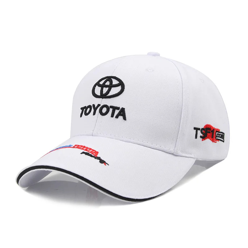 Ultimate Toyota Baseball Cap Motor Sport Hat Dark White Color Ultimate Toyota Baseball Cap Motor Sport Hat Dark White Color