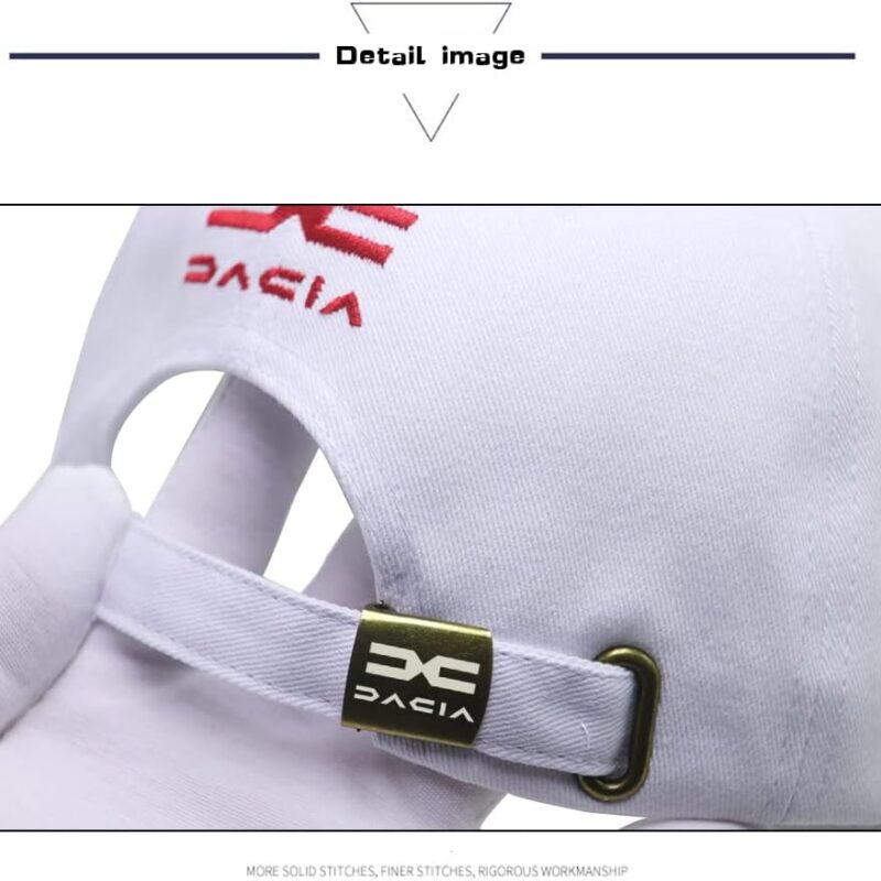 Dacia Hat , Dacia Baseball Cap White Color Limited Edition
