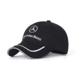 Mercedes Benz Hat: Adjustable Casual Mercedes Benz Baseball Cap Black Color