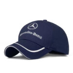 Mercedes Benz Hat: Adjustable Casual Mercedes Benz Baseball Cap Dark Blue Color