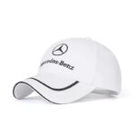 Mercedes Benz Hat: Adjustable Casual Mercedes Benz Baseball Cap White Color