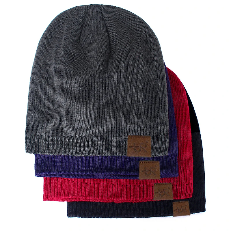 Winter Hat Premium Color Knitted Hat Beanie Cap