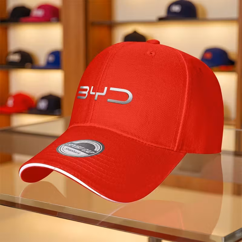 BYD Hat Red Color BYD Hat Red Color