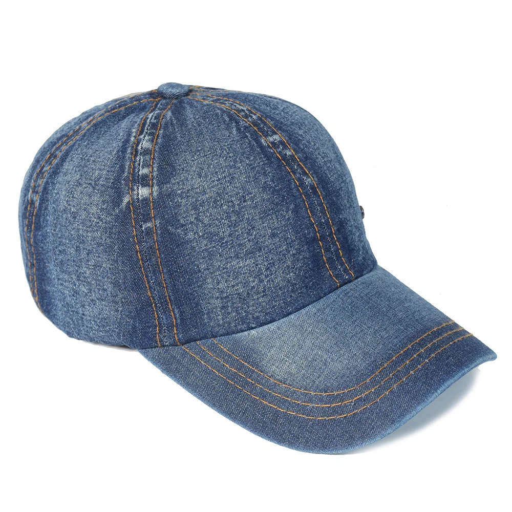 Denim Casquette Cap Baseball Cap Vintage Washed Cotton Hat Adjustable Denim Casquette Cap Baseball Cap Vintage Washed Cotton Hat Adjustable