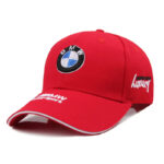 BMW Baseball Cap BMW Logo Hat Embroidered Red Color