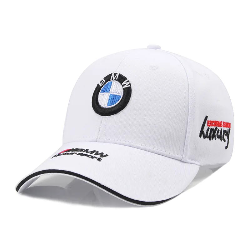 BMW Baseball Cap BMW Logo Hat Embroidered White Color