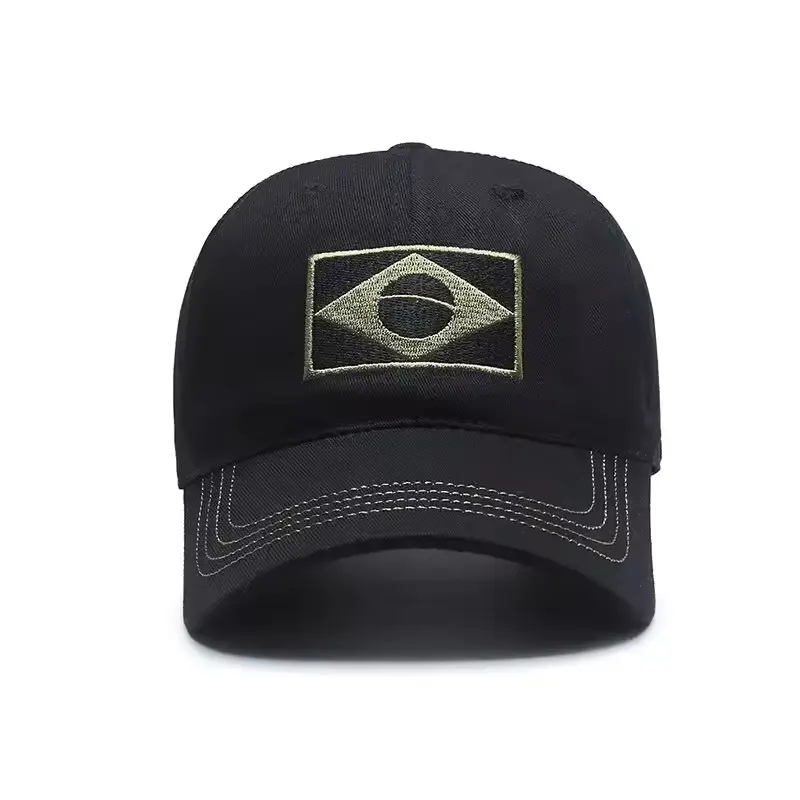 camo-hat-embroidered-camouflage-baseball-cap-04 Camo Hat Embroidered Outdoor Sports - Black Baseball Cap