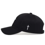 Christian Cross Hat Embroidered Cotton Baseball Cap