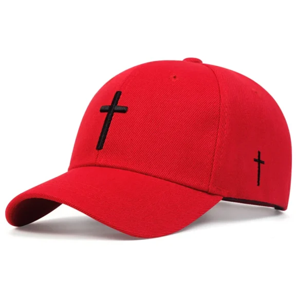 christian cross hat embroidered 07