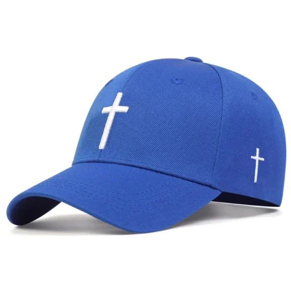 christian cross hat embroidered 08