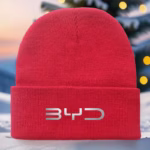 BYD Beanie Hat Premium Luxe Edition 11 byd beanie hat premium luxe edition black bright red