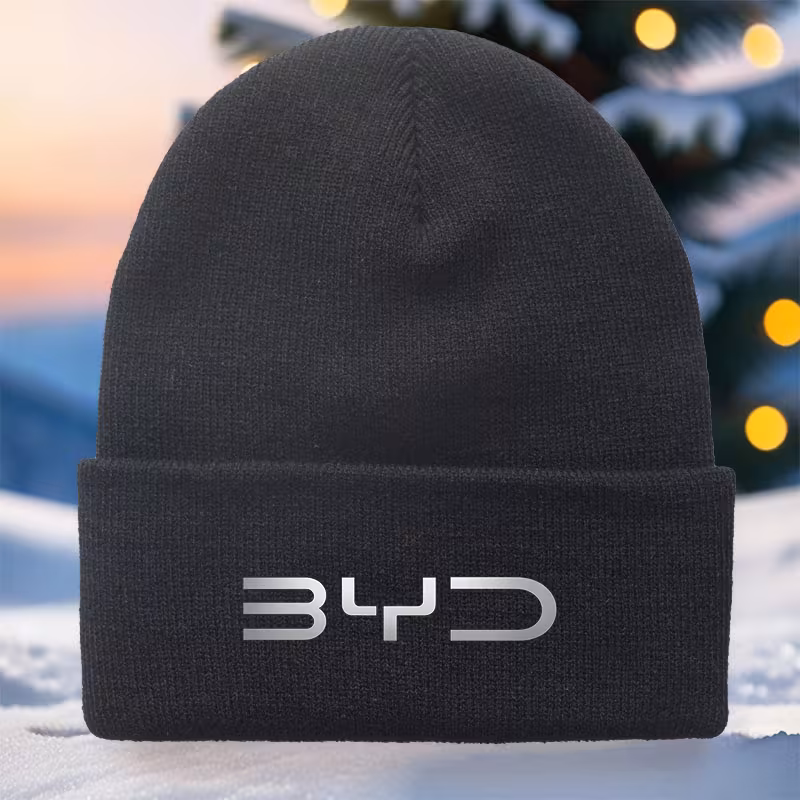 byd beanie hat black color
