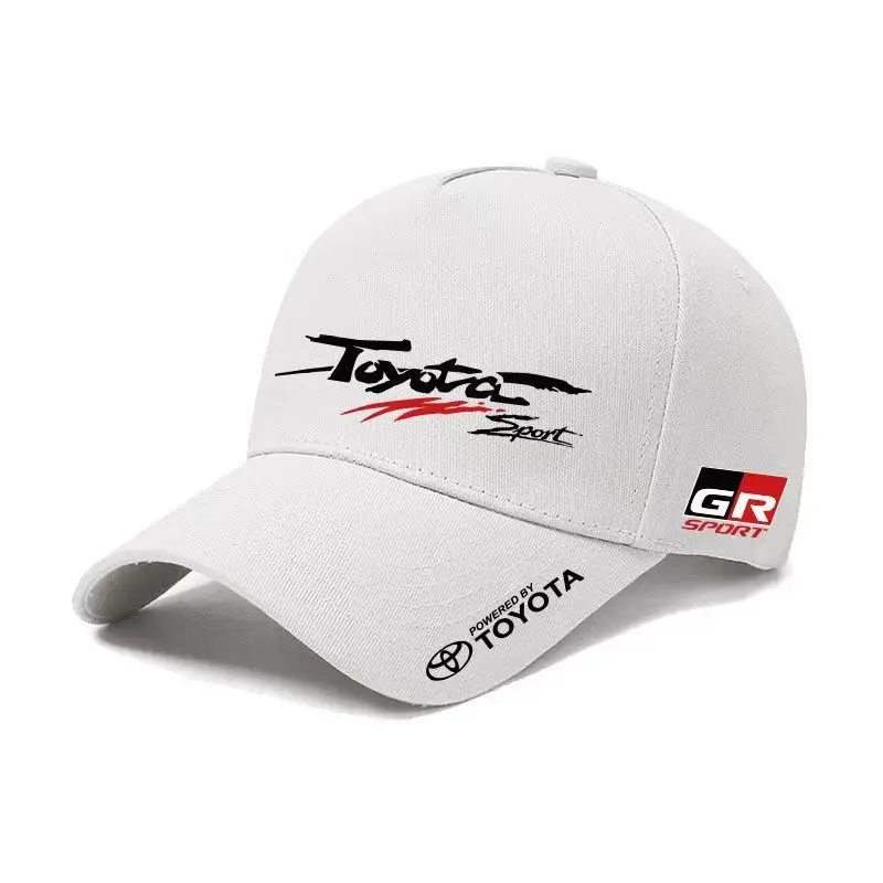 Home 55 Toyota GR Hat Toyota Baseball Cap - White Color