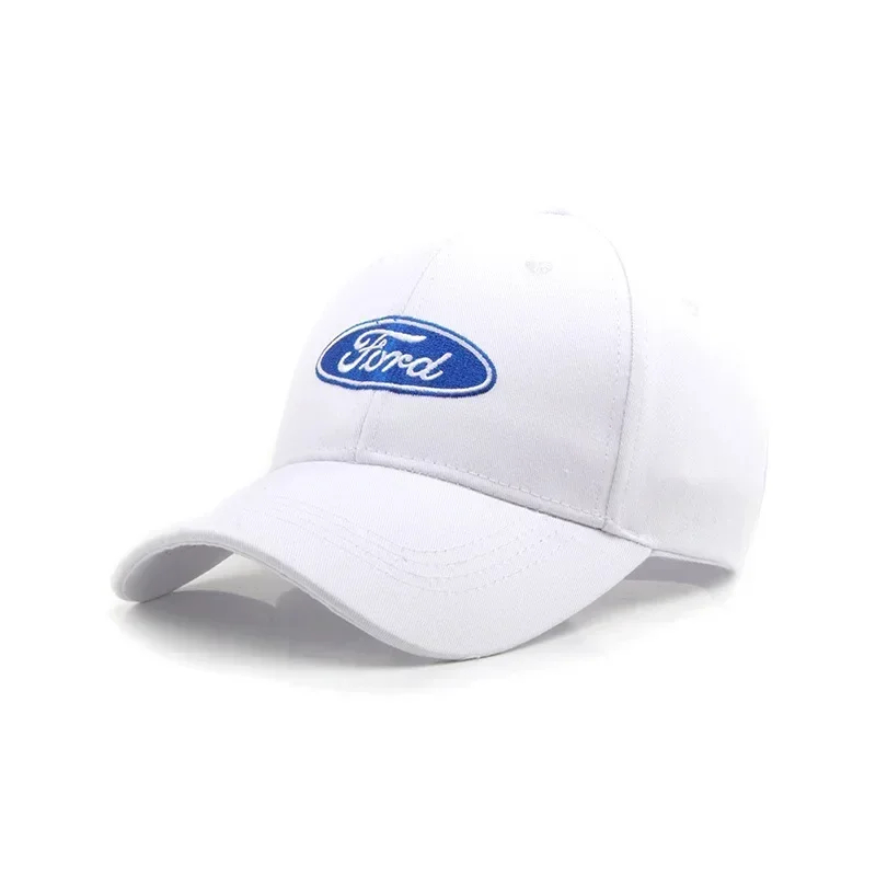 Ford Baseball Cap - White - Royal Blue