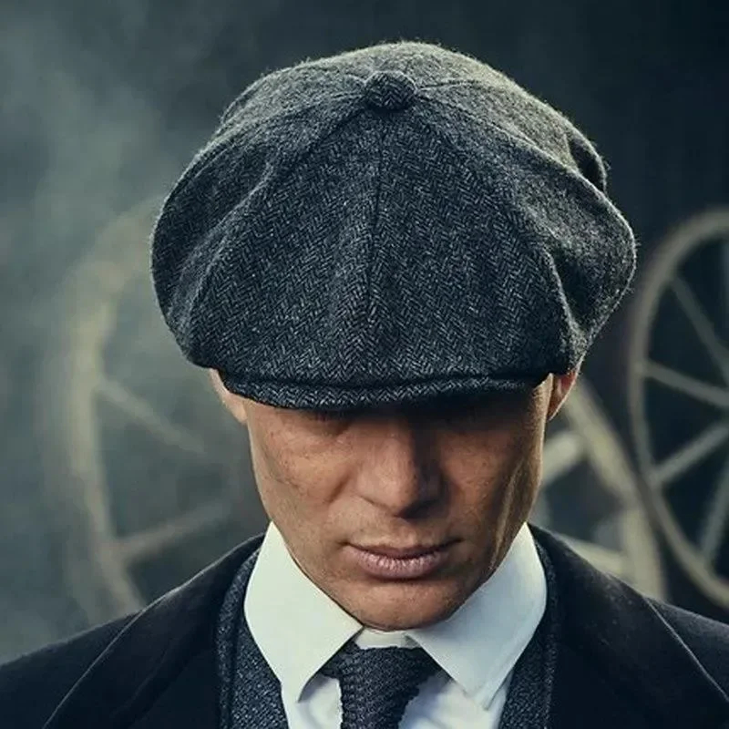 Peaky Blinders Hat British Style - Ireland Flat Octagonal Flat Cap