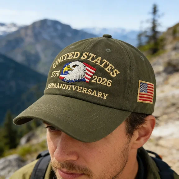 usa 250th anniversary eagle embroid 1