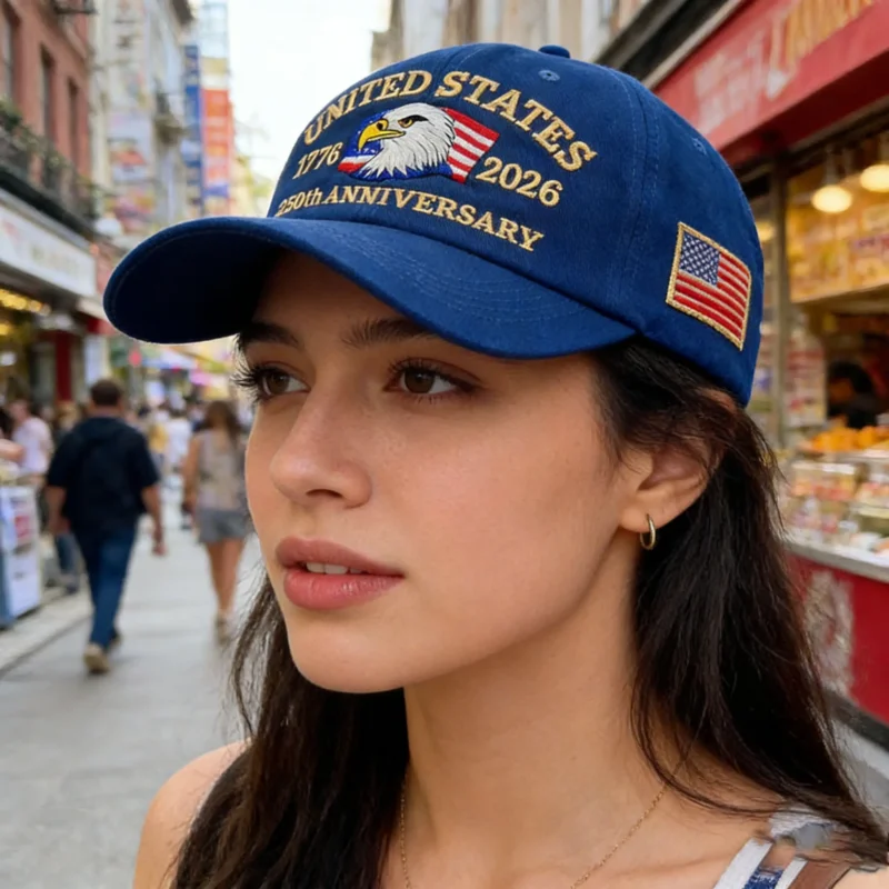 Home 49 usa 250th anniversary-eagle embroid