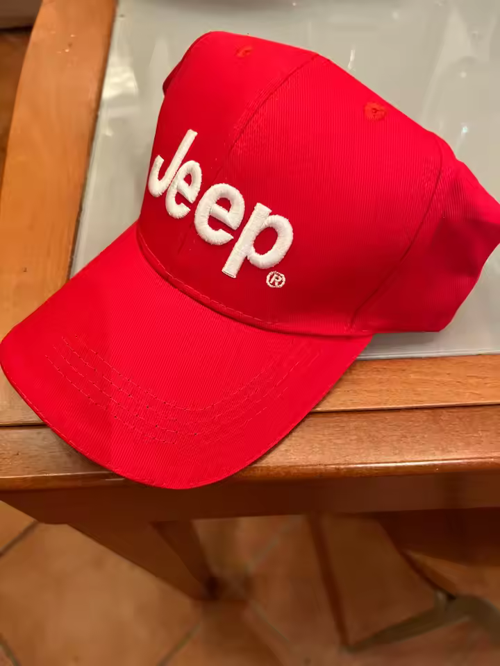 Jeep Embroidered Baseball Cap: Best 4-Season Adjustable Hat 6 Jeep Hat Red Color