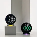 Digital LED Alarm Clock - Mood Light Table Clock with Dual Alarm 4 Digital LED Alarm Clock - Mood Light Table Clock with Dual Alarm