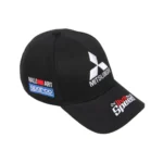 Mitsubishi Hat - Embroidered Adjustable Mitsubishi Racing Baseball Cap 4 Mitsubishi Hat Racing Cap Ralliart Sparco Side Patch 03