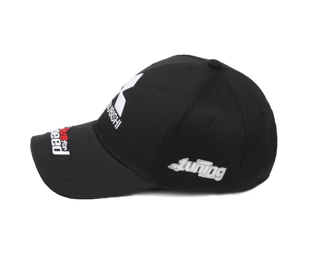 Mitsubishi Hat - Embroidered Adjustable Mitsubishi Racing Baseball Cap 20 mitsubishi hat side tuning embroidery patch