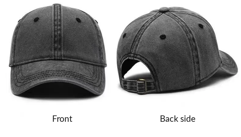 Yamaha Hat - Washed Cotton Adjustable Yamaha Racing Baseball Cap 16 yamaha hat front and back view showing adjustable strap