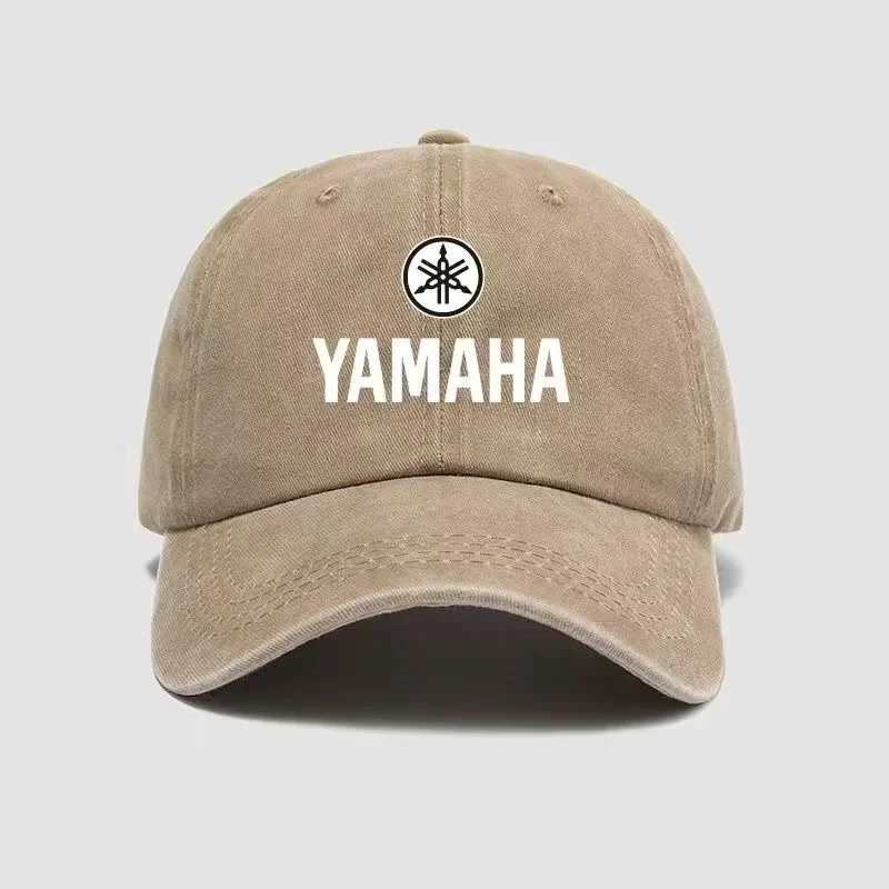 yamaha hat washed cotton cap in khaki